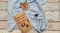 Preview: Welpendecke mit Stickerei personalisiert