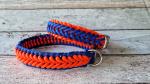 Halsband blau orange